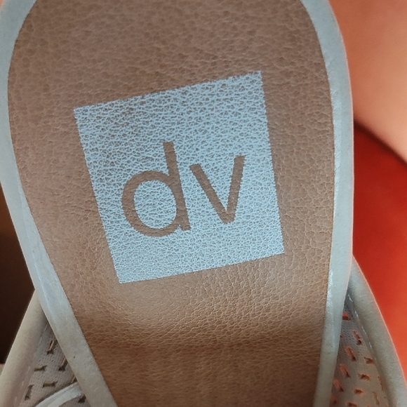DV by Dolce Vita Cream Perforated Mules - Picture 3 of 5